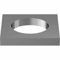 Bsc Preferred Zinc-Plated Steel Square Washer for 1-1/4 Screw Size 1.312 ID 2 Width 99041A129